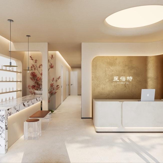 博妍装饰杭州滨江100平美容院装修设计