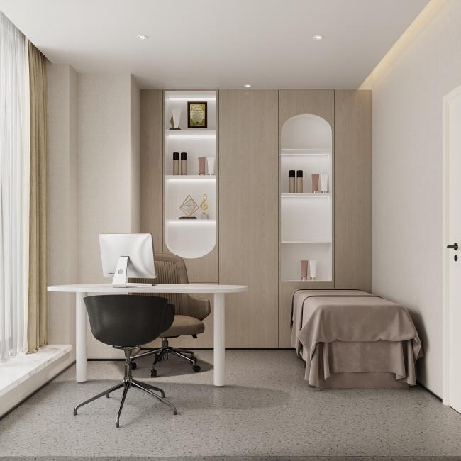 杭州拱墅区 150 平方美容院装修设计