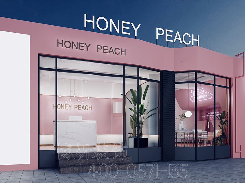 杭州美甲店装修,杭州美甲店装潢设计,杭州美甲店装修效果图,杭州装修公司