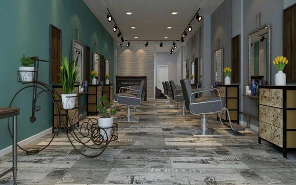 杭州美发店装修,杭州美发店装潢设计,杭州美发店装修效果图,杭州装修公司